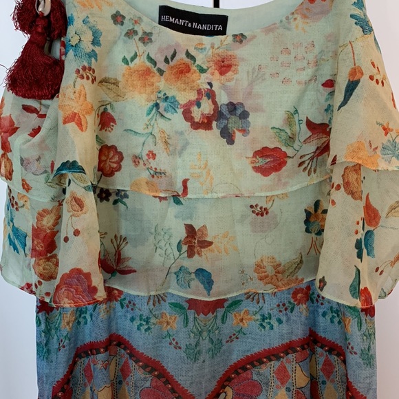 Anthropologie Printed Dress - Picture 11 of 11